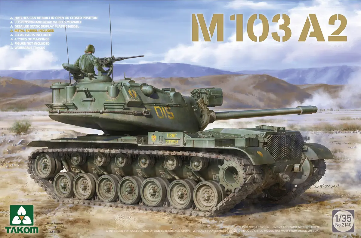 Takom 1/35 M103 A2 Heavy Tank 1