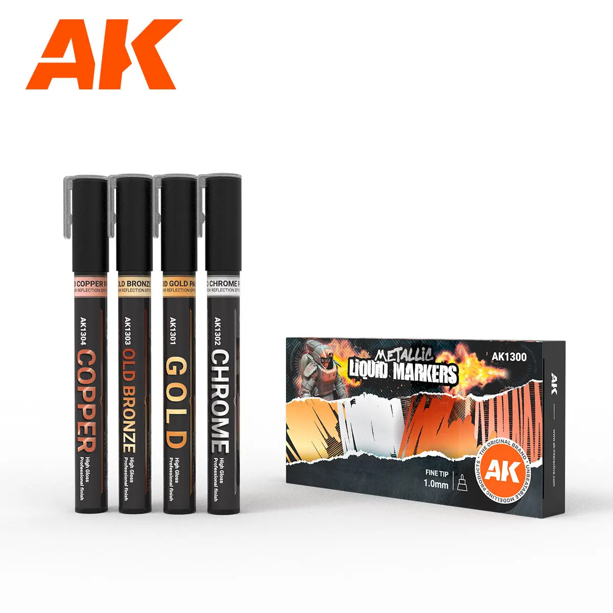 Ak Interactive Metallic Markers 1