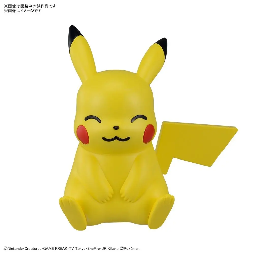 Bandai Pokemon Model Kit Quick!! 16 Pikachu (Sitting Pose) 1