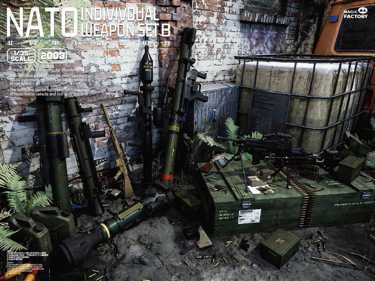 Magic Factory 1/35 Nato Individual Weapon Set B 1
