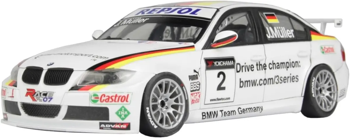 Platz 1/24 Bmw 320Si E90 Wtcc Brands Hatch 2008 Winner With 3D Printed Grille Parts 1