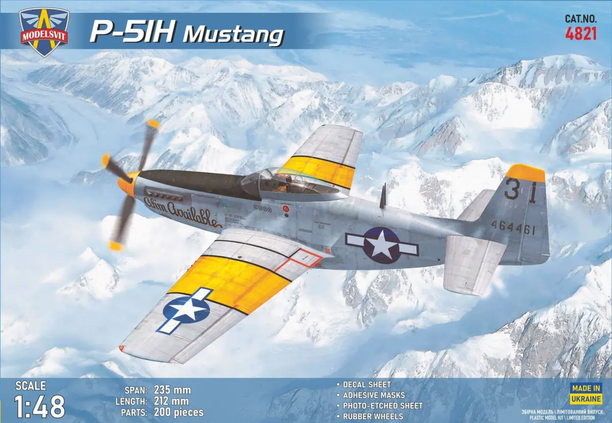 Modelsvit 1/48 P-51H Mustang (Usaf) 1