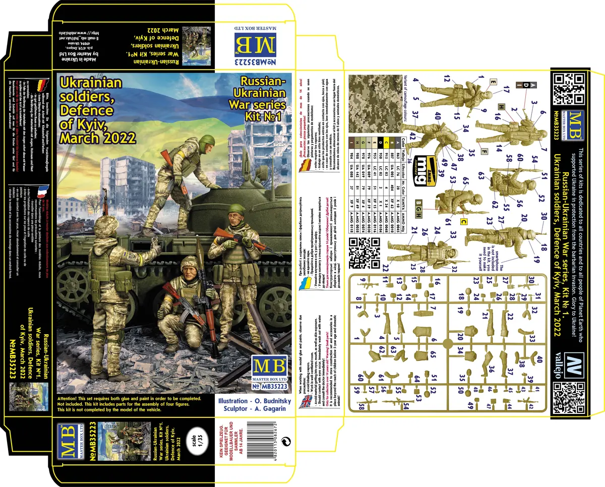 Master Box 1/35 Russian-Ukrainian War Series Defence Of Kyiv, March 2022. Trophy. Kit No.1 1