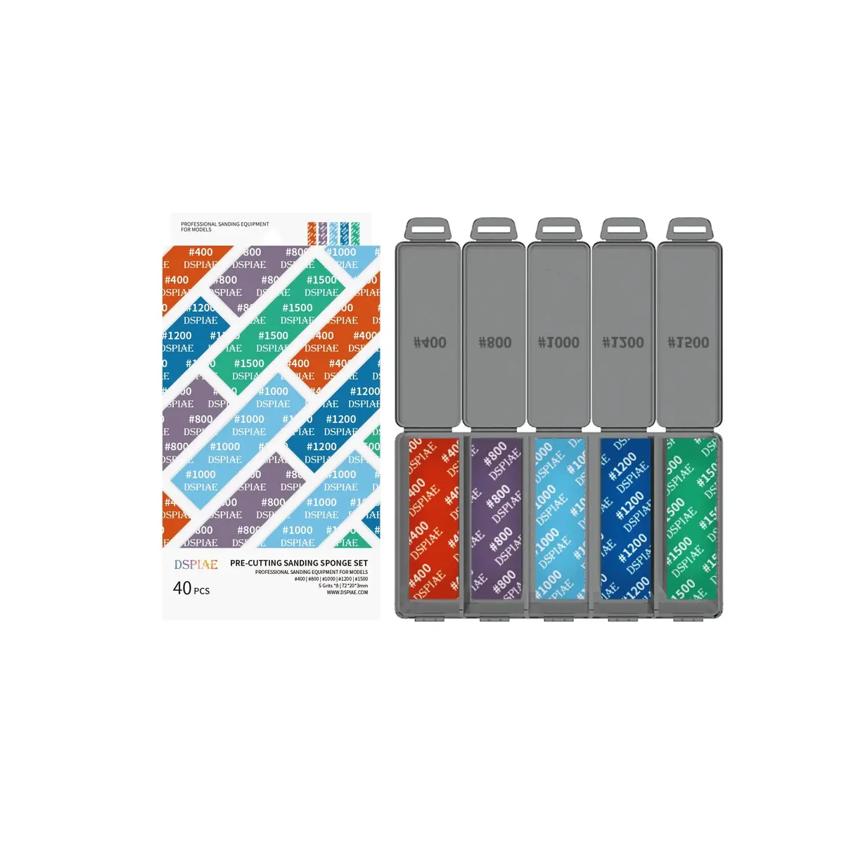 Dspiae Sponge Sandpaper 3Mm Set 1