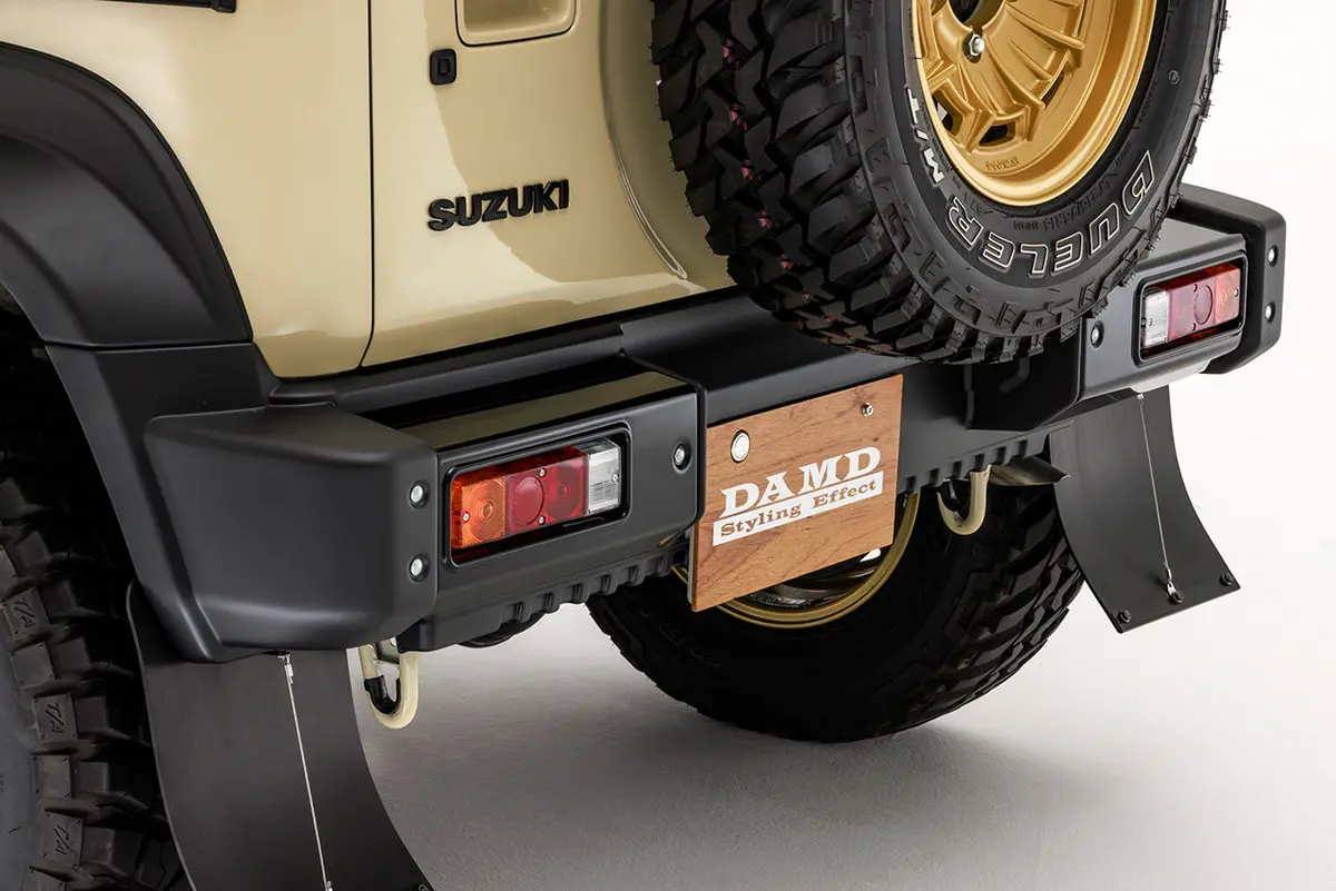 Damd Little G Traditional Rear Bumper For Suzuki Jimny Jb74 1
