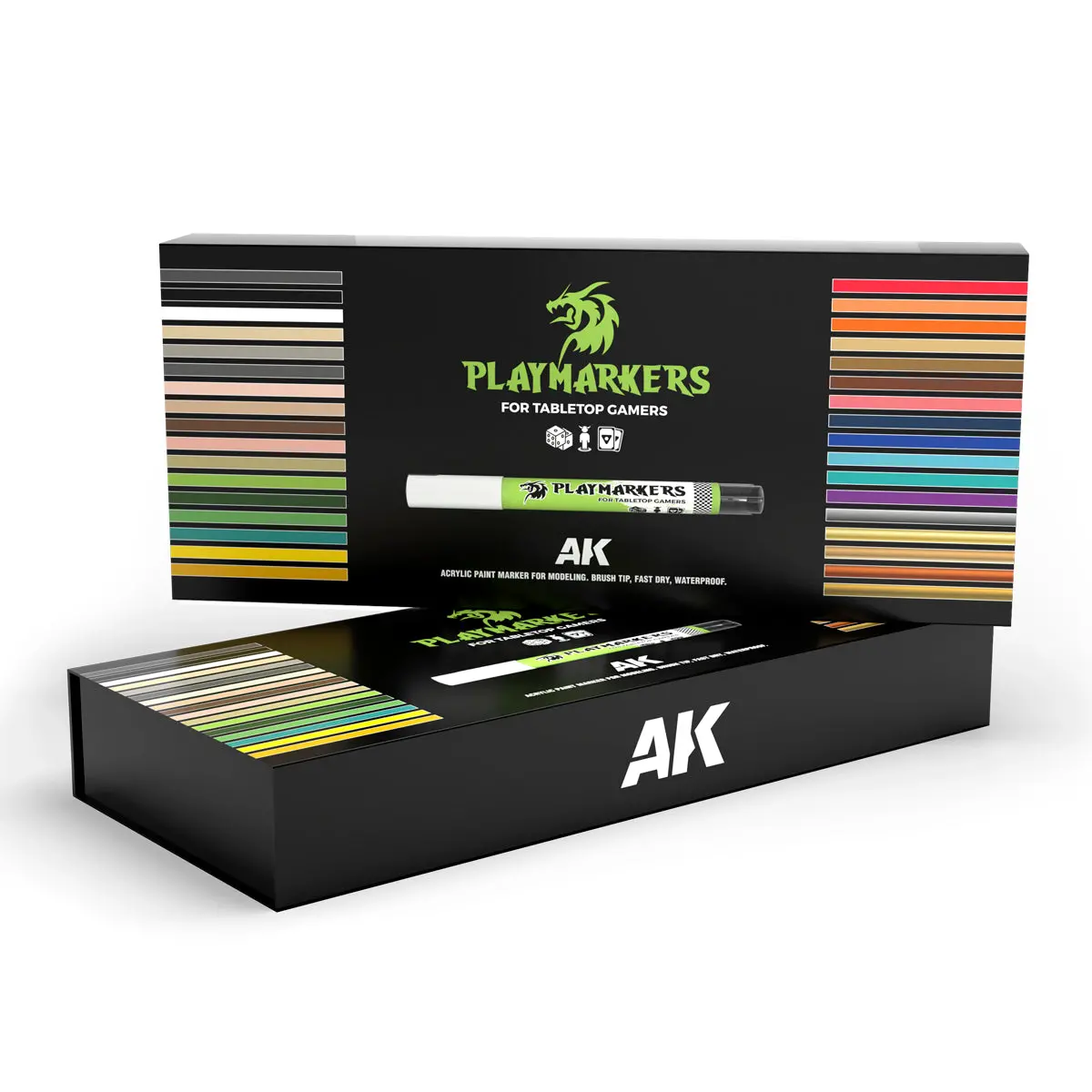 Ak Interactive Special Box Ak Playmarkers - Full Range 34 Playmarkers 1