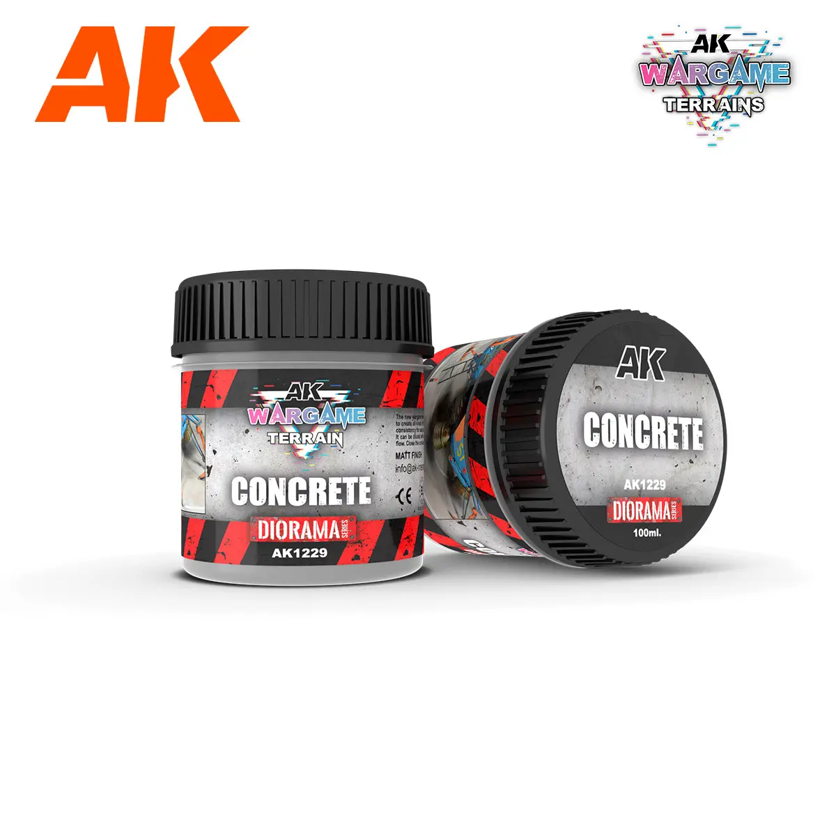 Ak Interactive Wargame Battle Ground Terrains Concrete - 100Ml (Acrylic) 1