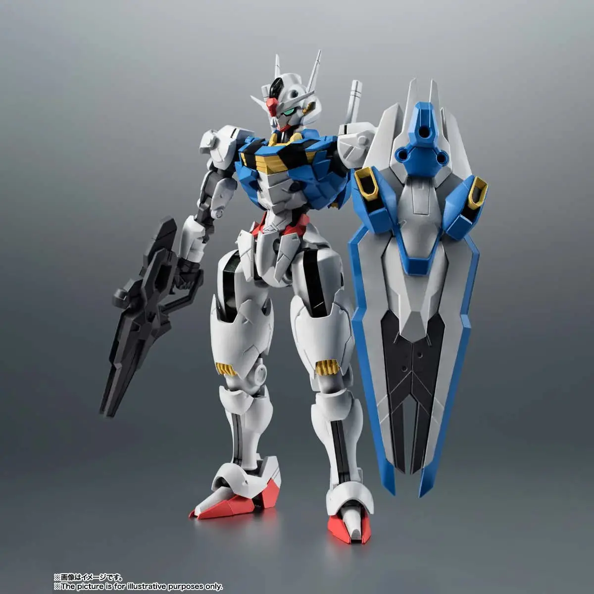 Bandai Spirits Robot Spirits Figurine ＜Side Ms＞Gundam Aerial Ver.A.N.I.M.E. "Mobile Suit Gundam: The Witch From Mercury" 1