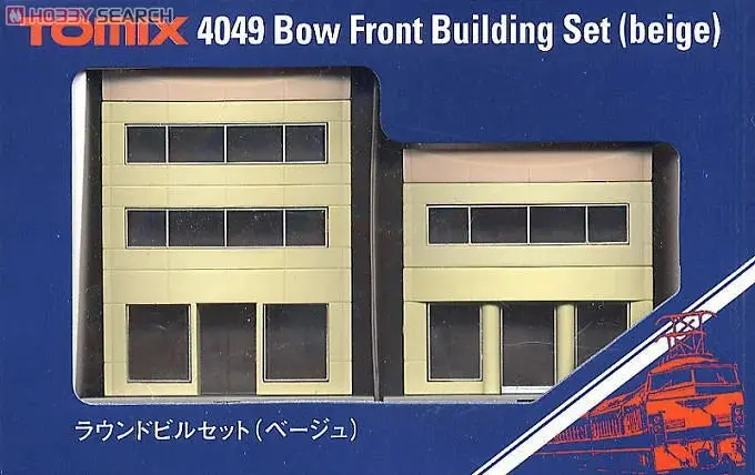 Tomix 4049 Bow Front Building Set (Beige) (N Scale) 1
