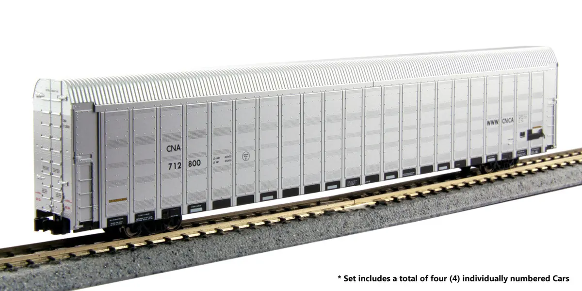 Kato N Autorack Canadian National 4-Car Set 106-5509 1