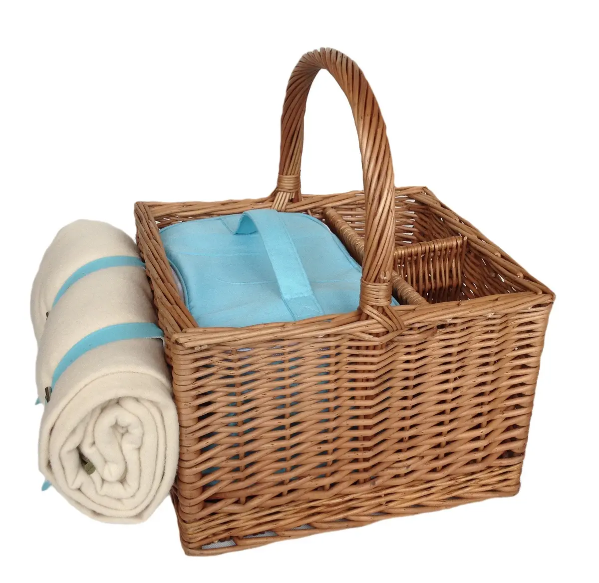 Picnic Basket - Deluxe 2 Bottle 1