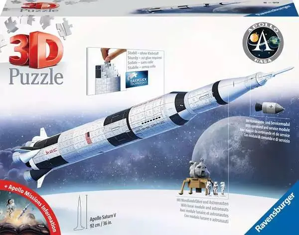 Ravensburger 3D - Apollo Saturn V Rocket 1