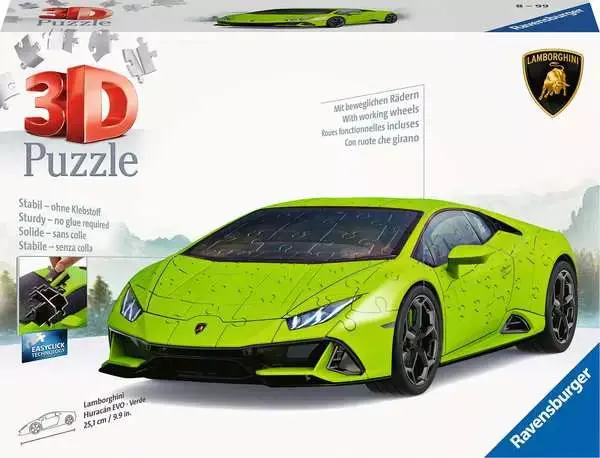 Ravensburger 3D - Lamborghini Huracan - Green 1