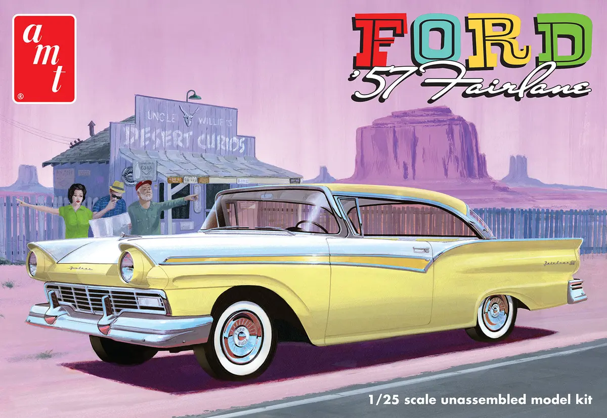 Amt 1/25  1957 Ford Fairlane Hardtop 3N1 1