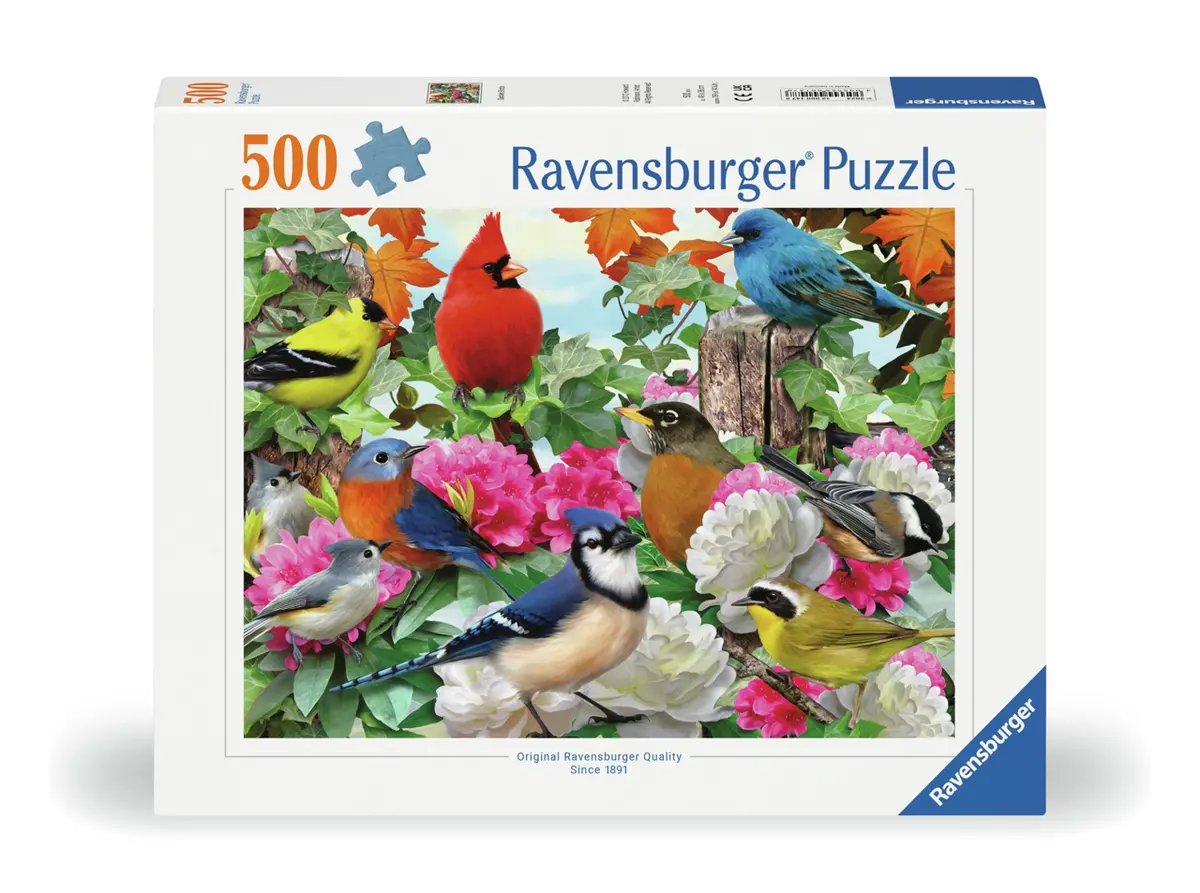 Ravensburger 500Pc - Garden Birds 1