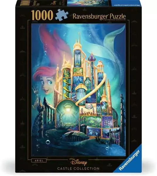 Ravensburger 1000Pc - Disney Castles - Ariel 1