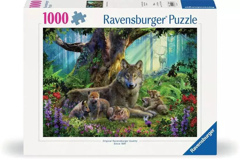 Ravensburger - 1000Pc - Wolves In The Forest 1
