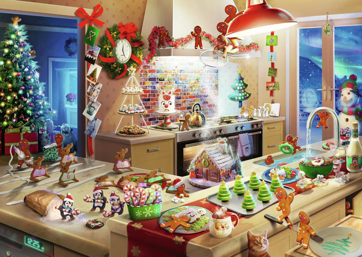 Ravensburger 1000Pc- Merry Mischief 1