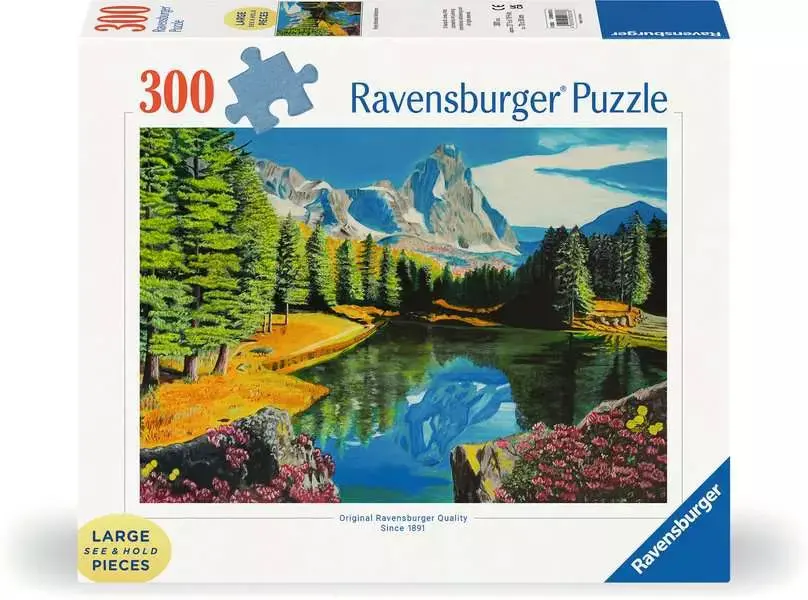 Ravensburger 300Pc - Rocky Mountain Reflection - Large Pieces 1