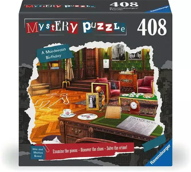 Ravensburger 408Pc- A Murderous Birthday - Mystery Puzzle 1