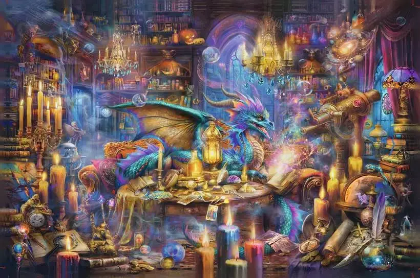 Ravensburger 3000Pc - Dragons Library 2