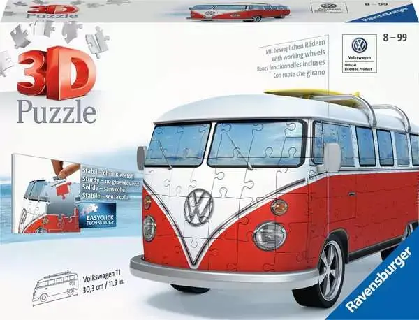 Ravensburger 3D - Vw T1 Bus - Surfer Edition 1