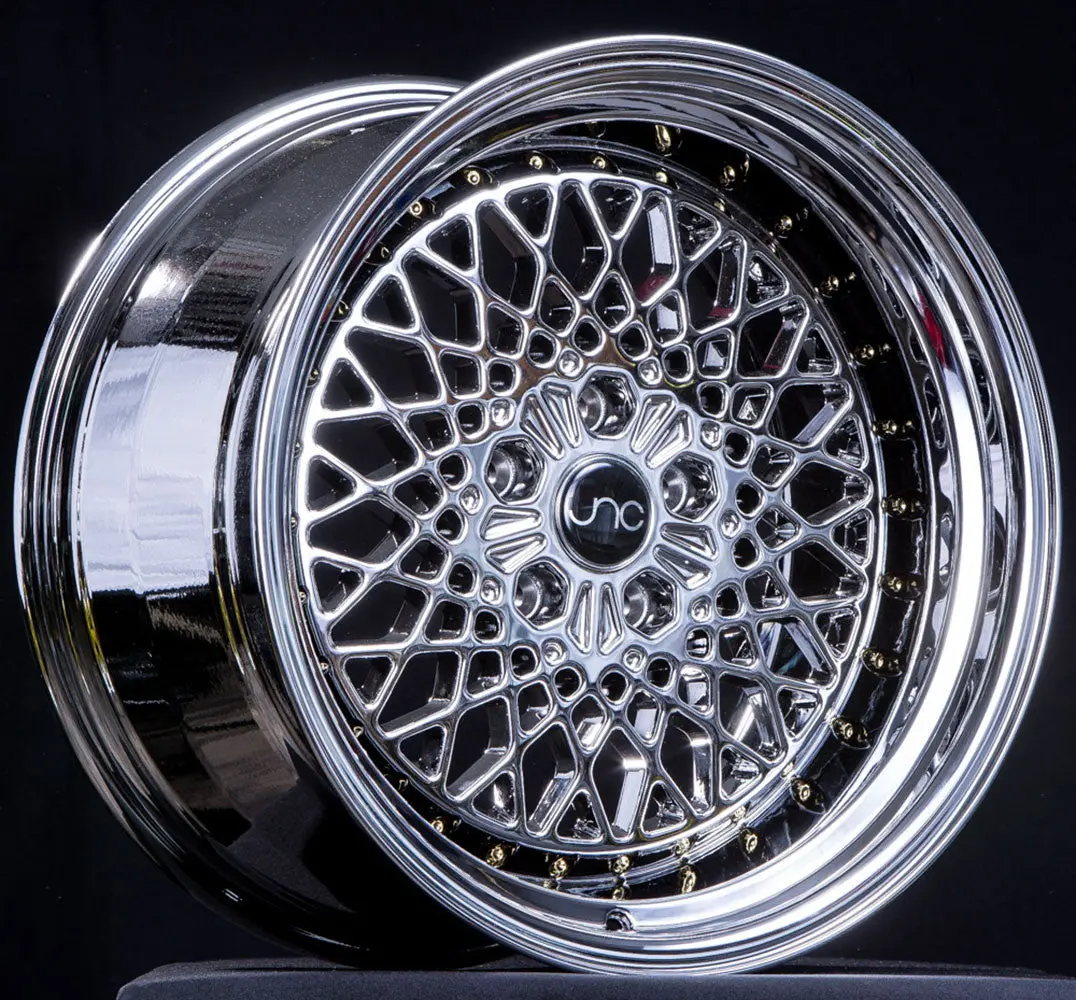 Jnc045 Platinum W/ Gold Rivets 1