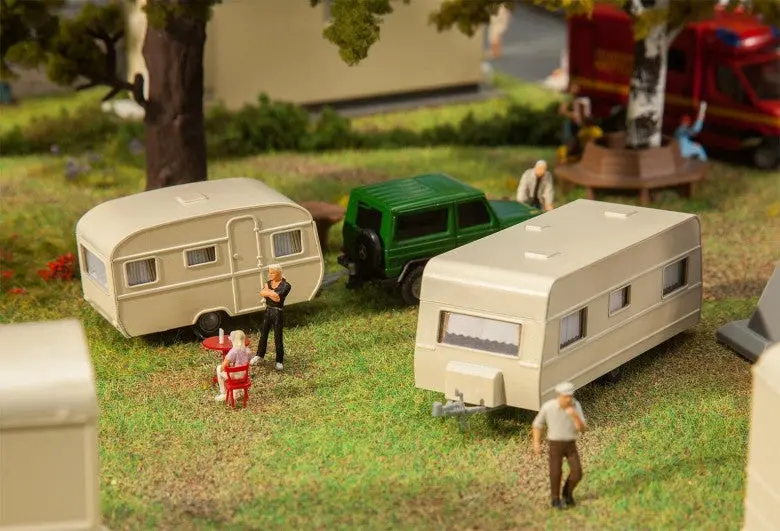 Faller 140483 Ho Set Of Caravans 1