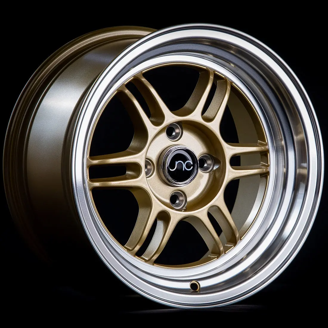 Jnc021 Gold Machined Lip 1
