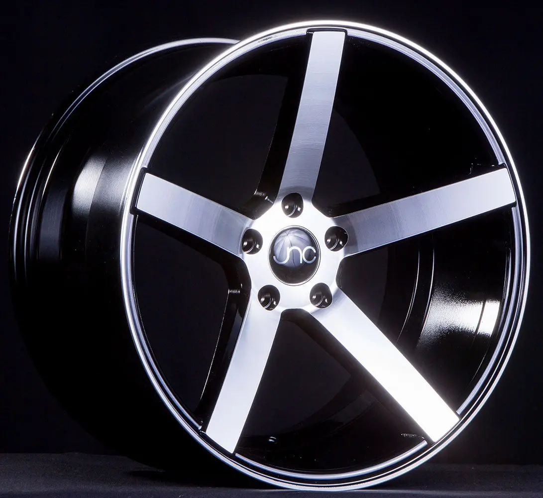 JNC026 Black Machined-Face Alloy Wheel