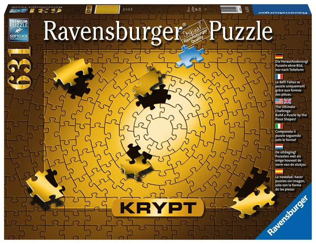 Ravensburger 631Pc - Krypt Series: Gold 1