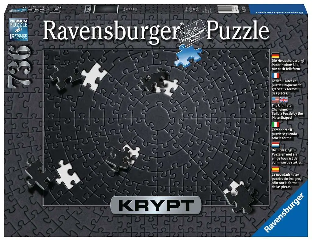 Ravensburger 736Pc - Krypt Series: Black 1
