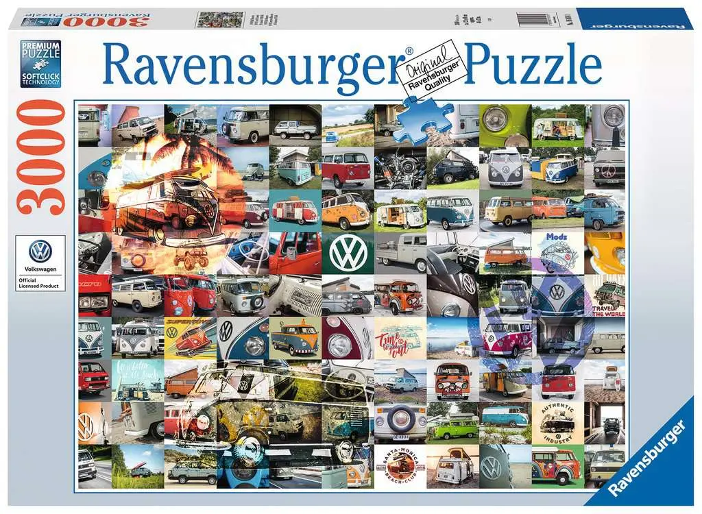 Ravensburger 3000Pc - 99 Vw Campervan Moments 1