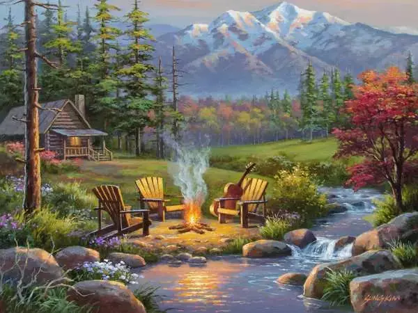 Ravensburger 750Pc - Riverside Livingroom 2
