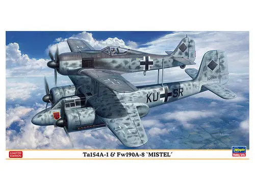 Hasegawa 02193 1/72 Ta154a-1 & Fw190a-8 1