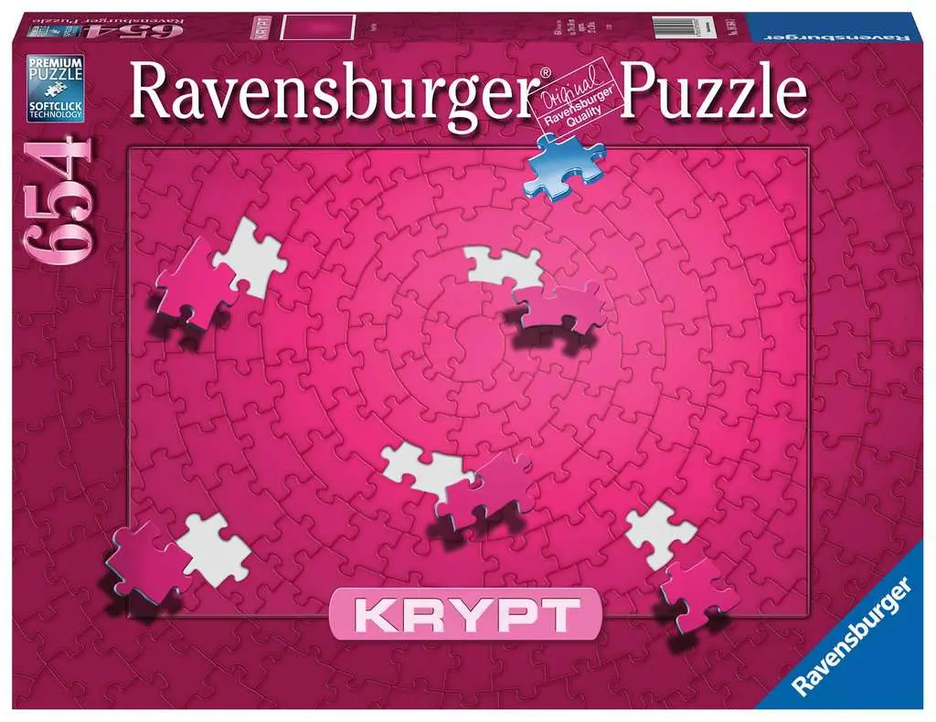 Ravensburger 654Pc - Krypt Series: Krypt Pink 1