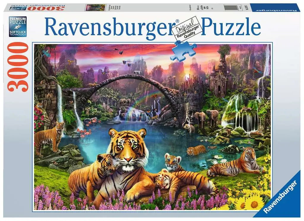 Ravensburger 3000Pc - Tigers In Paradise 1
