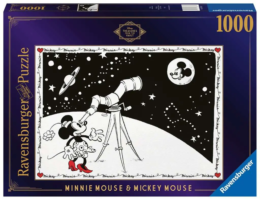 Ravensburger 1000Pc - Disney Vault: Minnie Mouse & Mickey Mouse 1