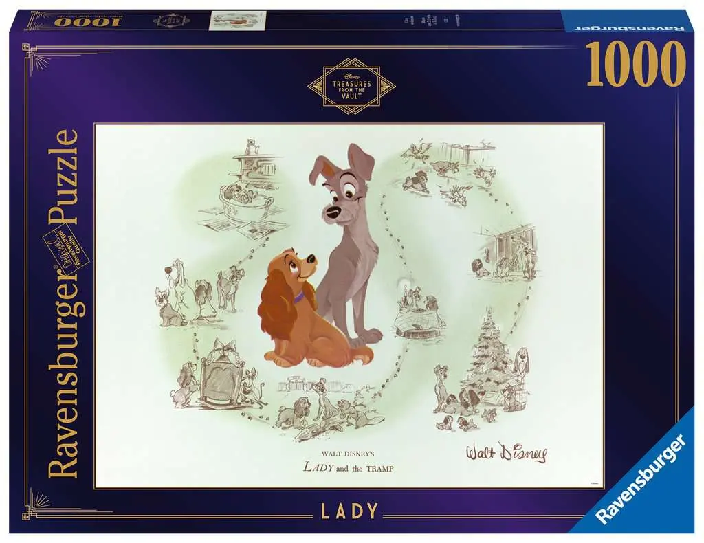 Ravensburger 1000Pc - Disney Vault: Lady 1