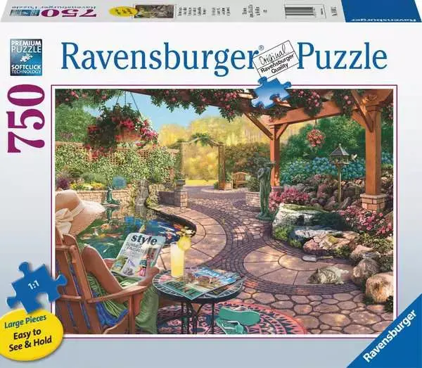 Ravensburger 750Pc - Cozy Backyard Bliss 1