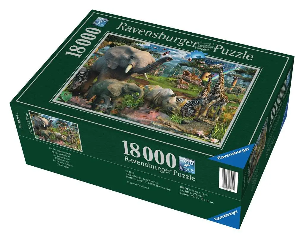 Ravensburger 18000Pc - At The Waterhole 1