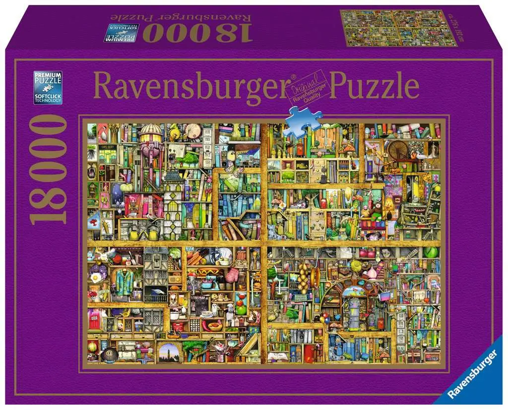 Ravensburger 18000Pc - Magical Bookcase 1
