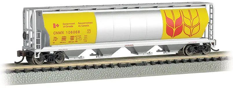 Bachmann 19184 4 Bay Cylindrical Grain Hopper - Government Of Canada #106068 1