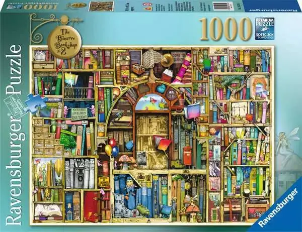Ravensburger 1000Pc - Bizarre Bookshop 2 1