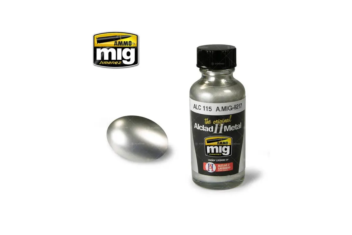Ammo Mig Stainless Steel Alclad Metallic Paint Alc115, 30Ml 1