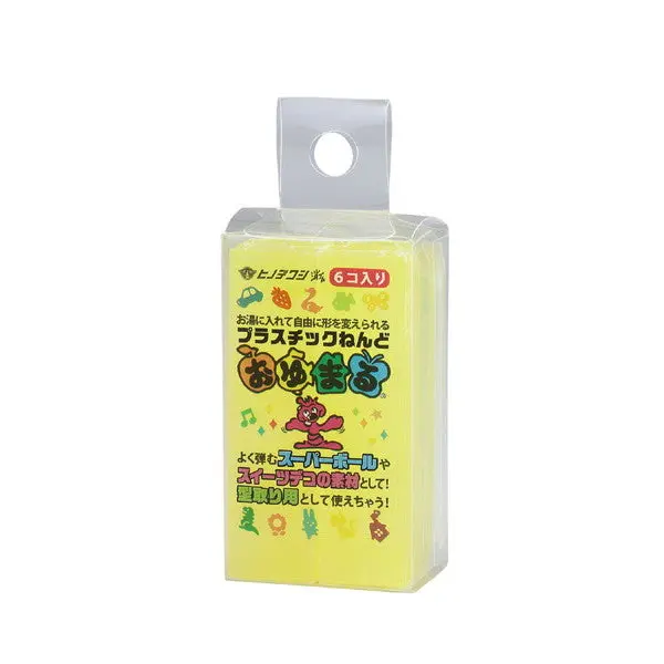 Oyumaru Reusable Modelling Compound - Yellow, 6 Pieces 1