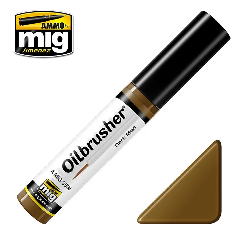 Ammo Mig Oilbrusher - Dark Mud 1
