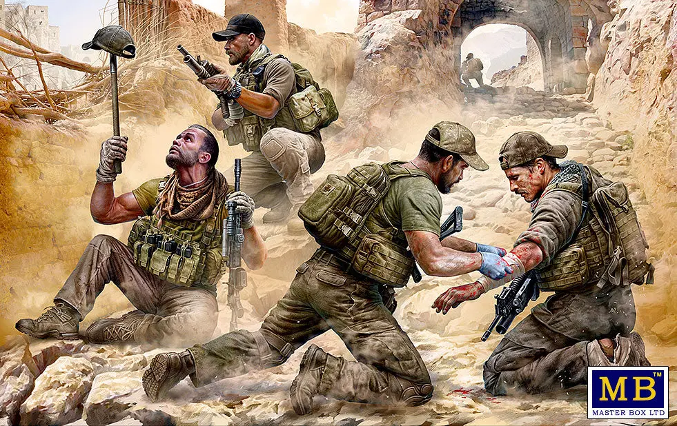 Master Box 1/35 Danger Close. Special Operations Team, Present Day 1