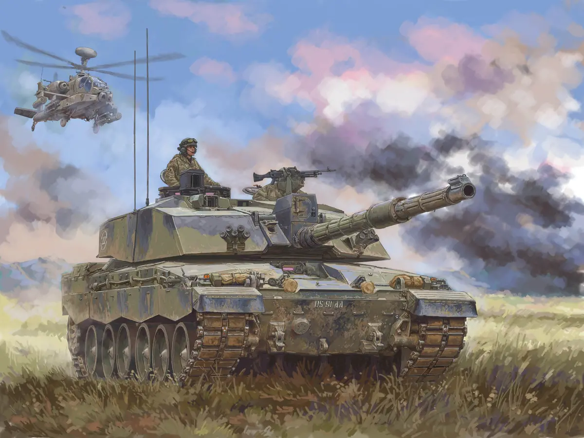 Hobby Boss 1/48 British Challenger Ii Mbt 1