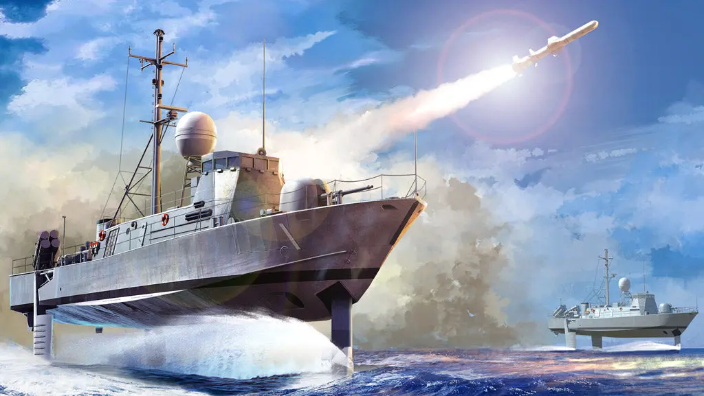 Hobby Boss 1/200 Uss Pegasus Phm-1 1